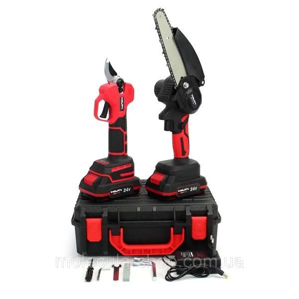Набір 2в1 АКБ HILTI 24V (Пила SR 6-2-24 + Секатор SRW-24G) Набір 2в1 Хілти HILTI2IN1 фото