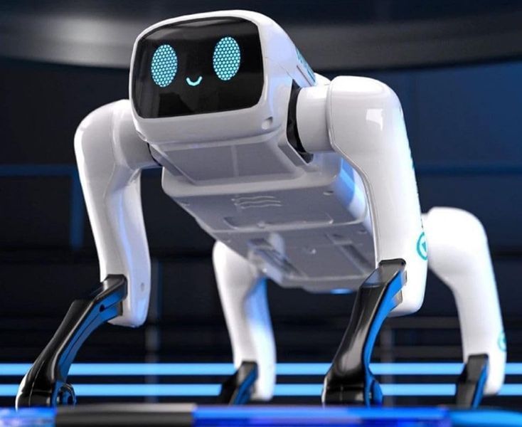 Робот пес з голосовим управлінням + пульт, Bluetooth, USB, Robot Dog 2 / Інтерактивний робот-собака для дітей 2844035345 фото